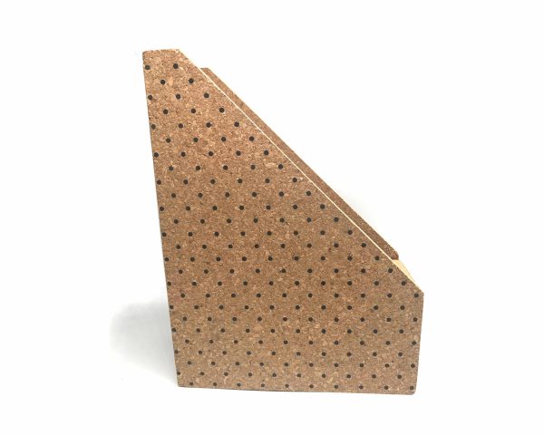 Cork Magazine Holder File Folder Storage Desk Organizer Stationery - 图片 4