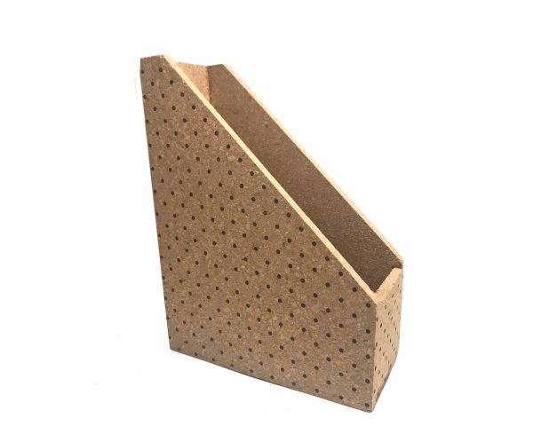 Cork Magazine Holder File Folder Storage Desk Organizer Stationery - 图片 5