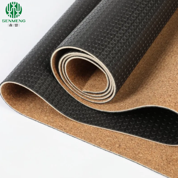 Manufacturers Wholesale Custom Cork Eco Friendly Yoga Mat 5mm Gymnastics Fitness - 图片 3
