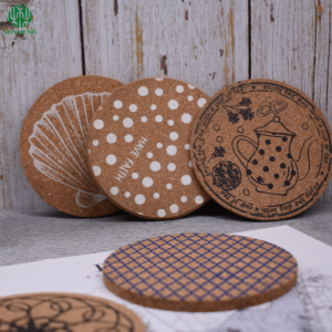 High Quality Cork Coasters for Hot Drinks with Custom Sizes Low Price Cork Coasters