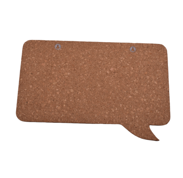 Customized Cork Bubble Speech Bulletin Board Decorative Wall Message Board for Home Office & Classroom - 图片 2