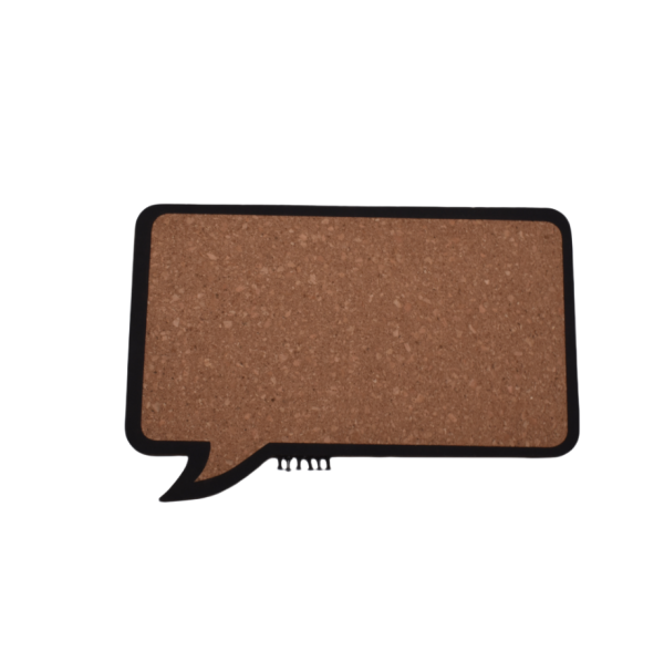 Customized Cork Bubble Speech Bulletin Board Decorative Wall Message Board for Home Office & Classroom - 图片 4