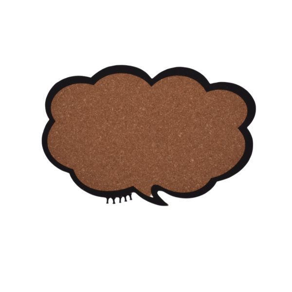 Customized Cork Bubble Speech Bulletin Board Decorative Wall Message Board for Home Office & Classroom - 图片 6