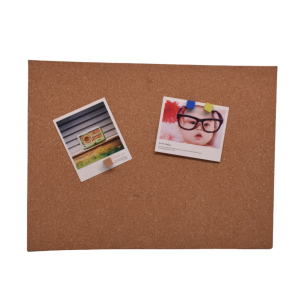 Eco-Friendly Cork Bulletin Board Wall Mounted Pin Board for Notes Reminders and Photos