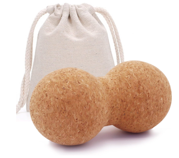 Customizable Eco Friendly CorkYoga Peanut Balls  Durable NonToxic Cork Yoga Balls