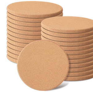 Custom Printed Cork Coasters Sustainable Heat-Resistant Coasters