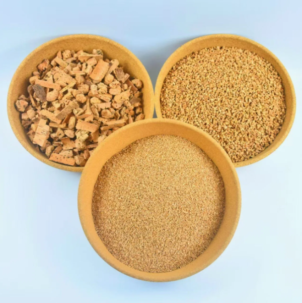 High Quality Natural Cork Granules for Insulation Crafts Flooring and Playgrounds in Various Density and Size - 图片 5