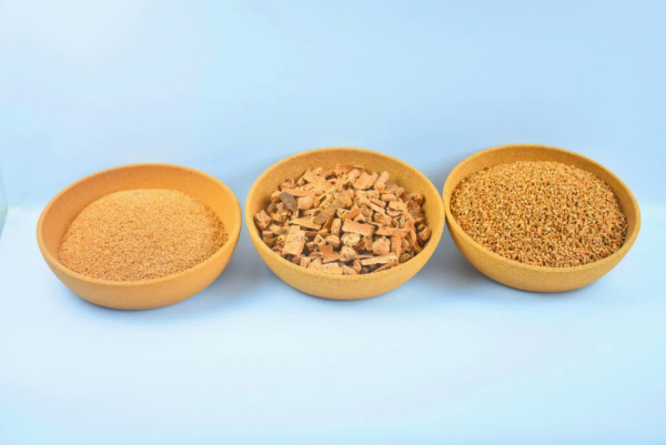 High Quality Natural Cork Granules for Insulation Crafts Flooring and Playgrounds in Various Density and Size