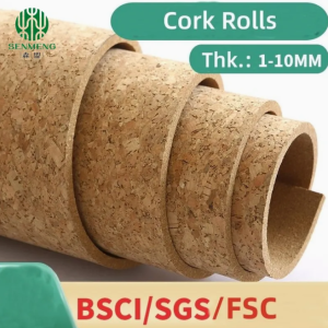 Floral Surface Cork Roll for Wall Cork Bulletin Board Sheets