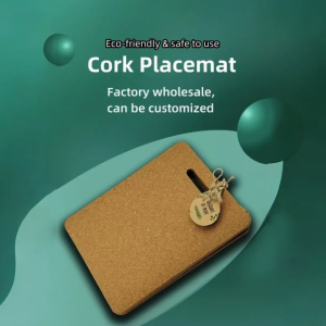 Hot Selling Modern Design Rectangle Cork Placemats Eco Freindly Heat Resistance Cork Placemats