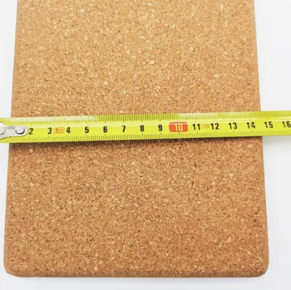 Natural Eco Friendly Rectangular Heat Insulation Antislip Home Cork Placemats Cork Trivets - 图片 5