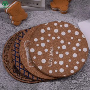 Natural Cork Coasters Home Quality Heat Resistance Coasters
