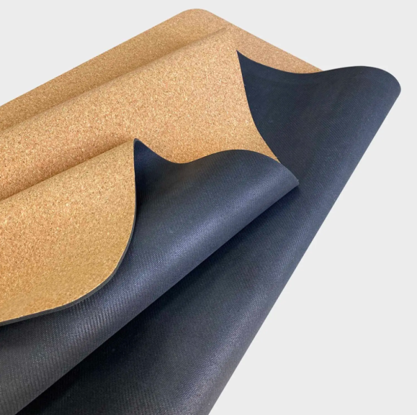 Factory Wholesale Custom Cork Yoga Mat Premium 6mm Anti-Slip TPE Foldable and Natural Exercise - 图片 5