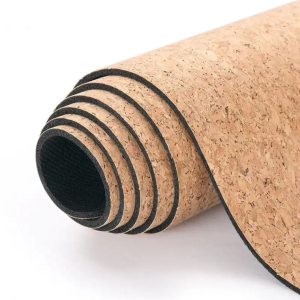 Eco Friendly Cork Yoga Mat Non-Slip Anti Odor Sustainable Material for Hot Yoga and Pilates