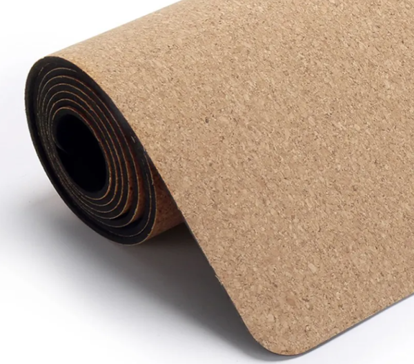 Wholesale Custom  Flexible Organic Rubber Bottom Non Slip Cork Yoga Mat For Exercise - 图片 2
