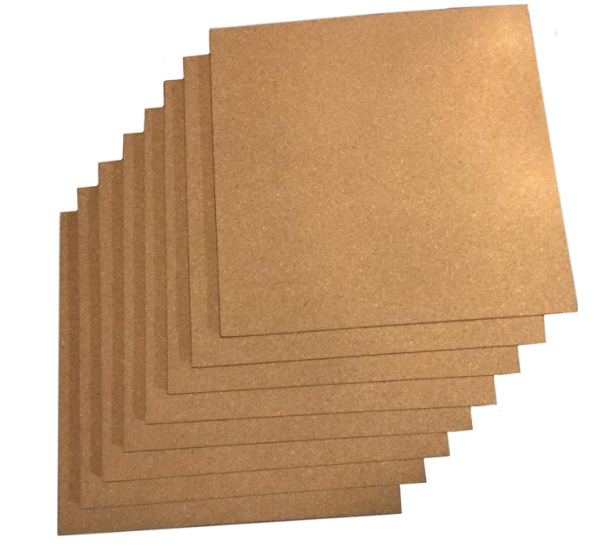 Thick Cork Sheet 100% Natural and Sustainable Cork Bulletin Boards Perfect for Home School and Office
