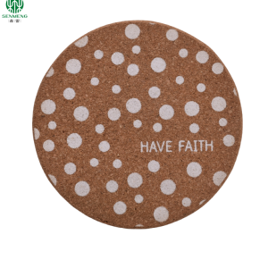 High Quality Low Price Printed Cork Coasters for Hot Drinks