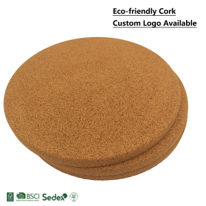Printed Premium Quality Cork Coasters For Hot Drinks