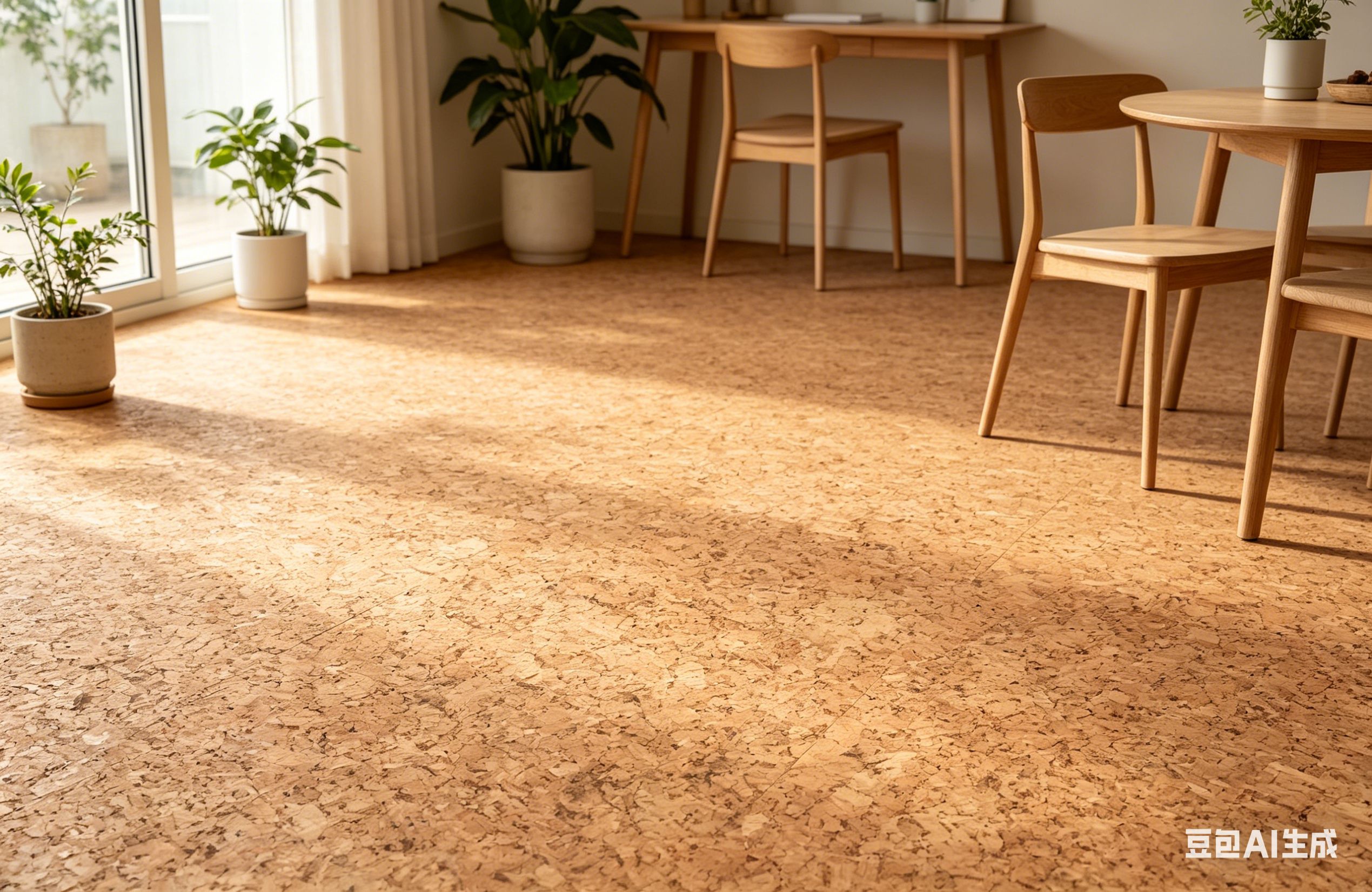 Sustainable Cork Floor with Heat Sound Insulation - 图片 4