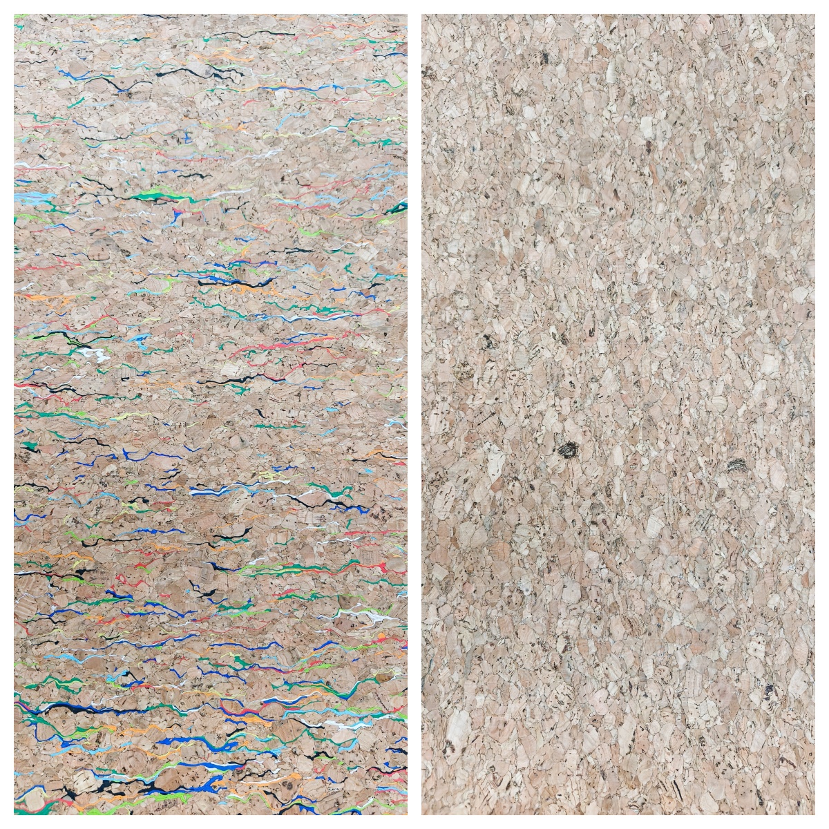 Eco-Friendly Natural Cork Fabric for Handbags Crafts and Wall Decor